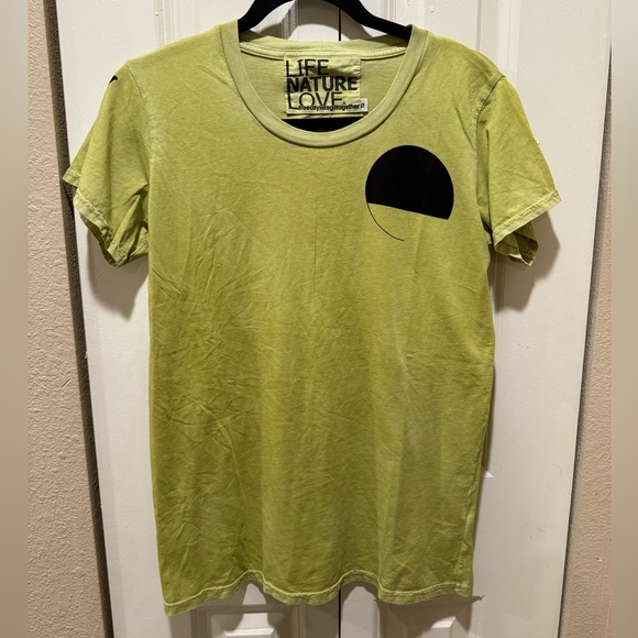 FreeCity Sign Holden Line Short Sleeve T-Short Green Unisex  , size Small - Picture 1 of 9